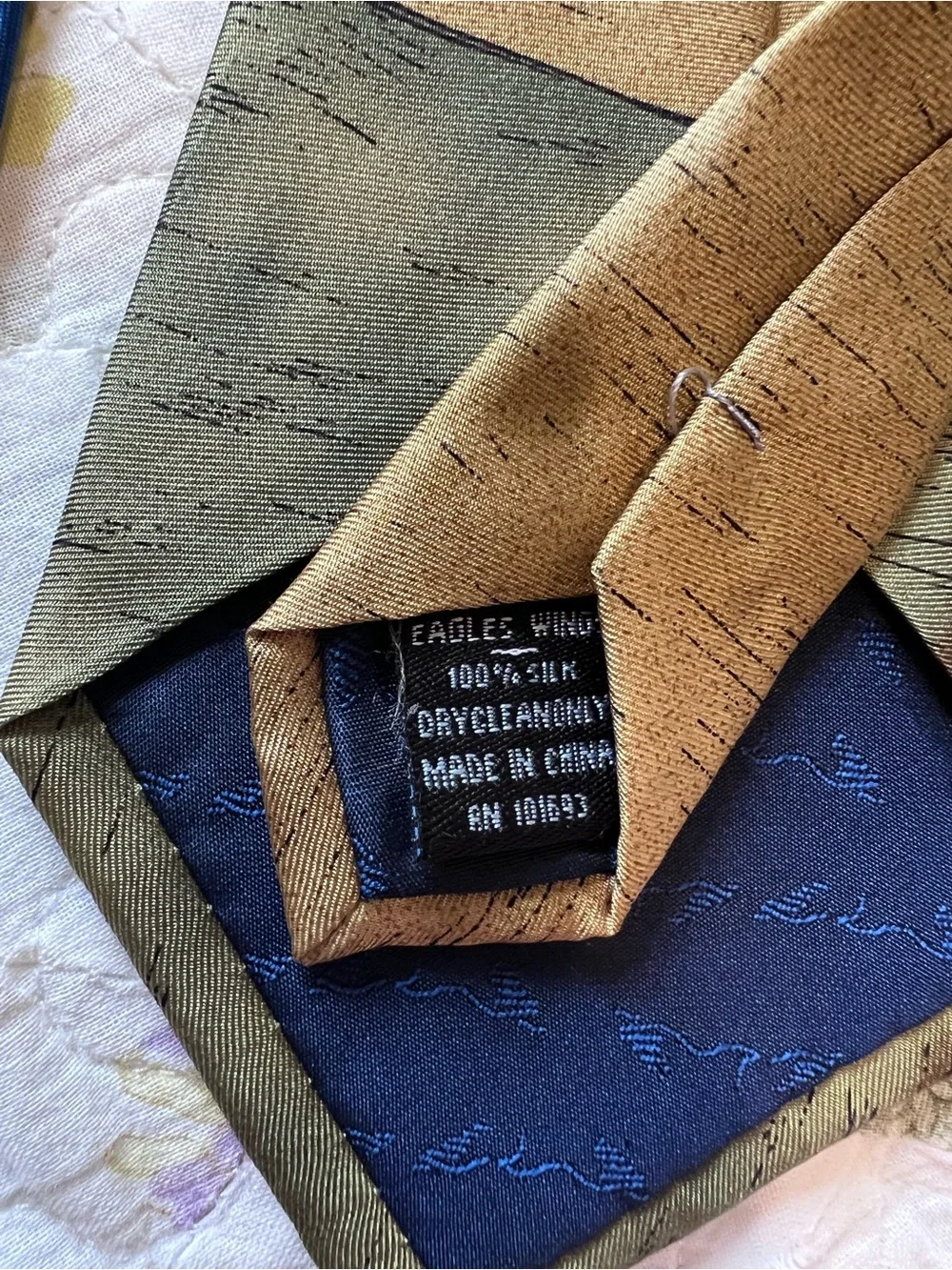 WVU Mountaineers Eagles Wings Necktie Bundle 3pc Lot